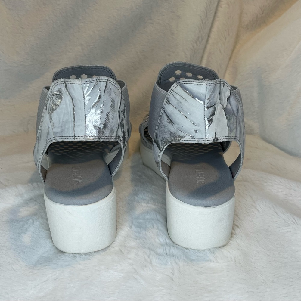 New Silent D Odeya Cloudy Mix Platforms Leather S… - image 3
